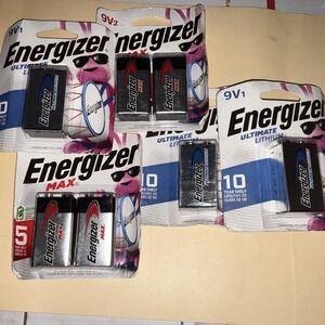 9V2 Energizer Ultimate Lithium Sealed